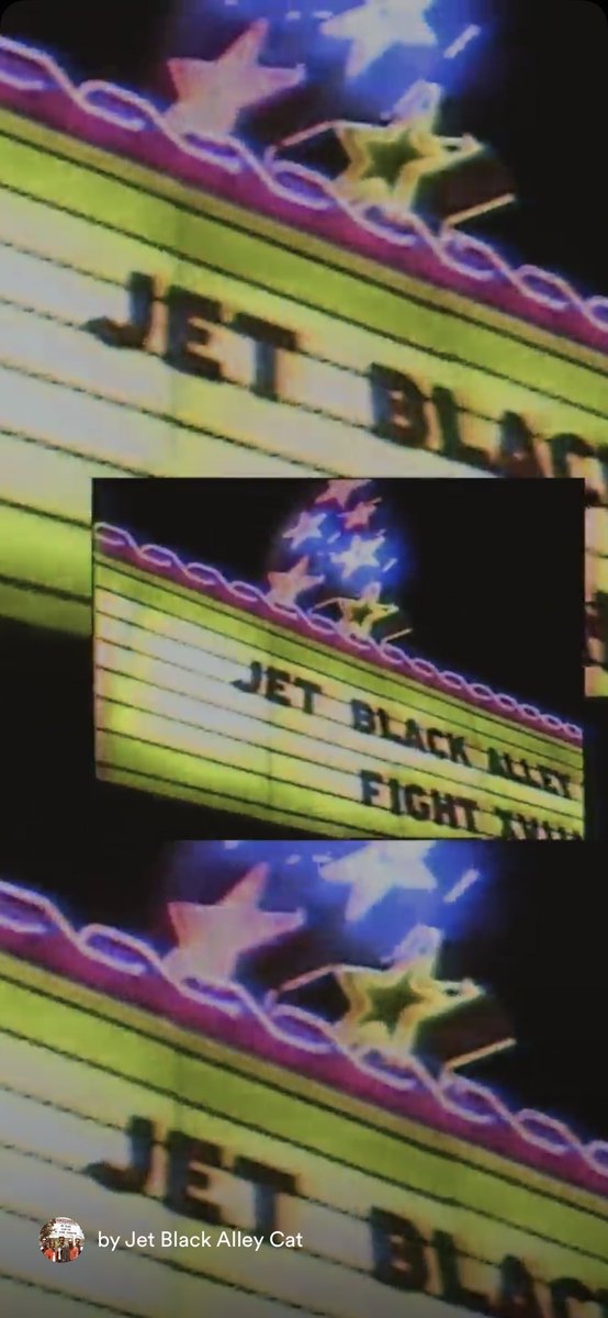 Love the Spotify visual for Fight XVIII I can’t stop listening 😍 <a href="/JBACmusic/">JET BLACK ALLEY CAT</a>