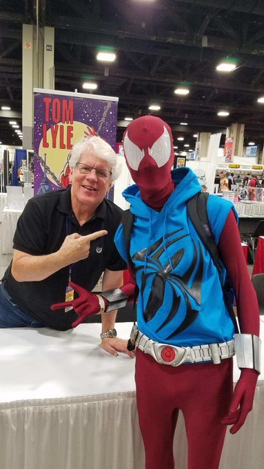 DanSlott's tweet photo. Sorry to hear that legendary Spider-Man artist, Tom Lyle has passed away. Tom's work on both Spidey and the Scarlet Spider were epic. That Scarlet Spider design, Tom's design, will always be an amazing touchstone for Spidey fans like me and all generations past, present &amp; future. https://t.co/OBBagETU4u