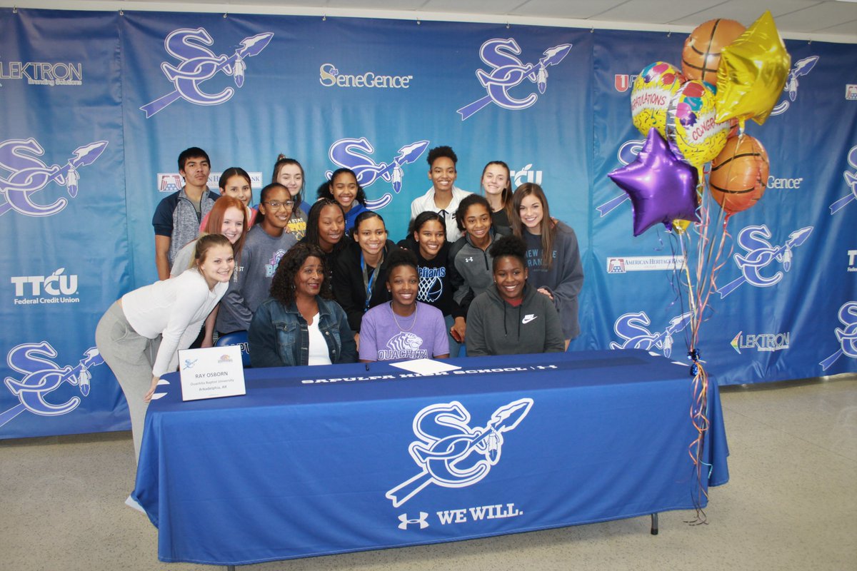 Congrats to <a href="/SapulpaJrSrHigh/">Sapulpa Jr/Sr High</a>'s Ray Osborn for signing with <a href="/Ouachita/">Ouachita Baptist University</a> Baptist University to play 🏀 with the <a href="/OBULadyTigers/">Ouachita Women's Basketball</a>! #ChieftainStrong #okpreps
