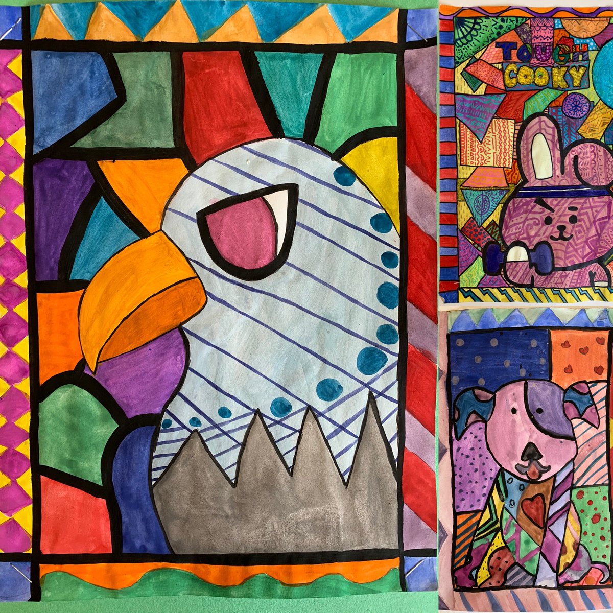 nic_sisco's tweet photo. #romerobritto inspired amazing #art #student #artwork #middleschool #publiced #artists https://t.co/AoBaVcHZR9