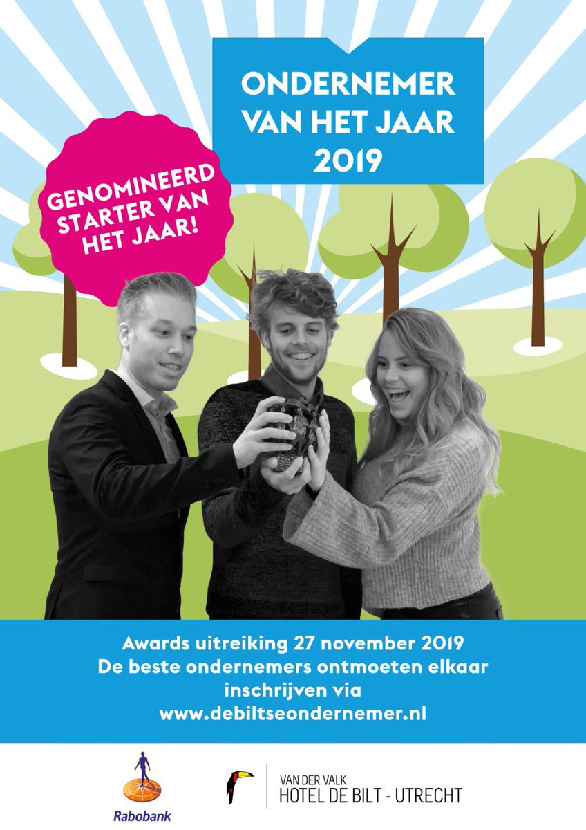 Spannend: wie wordt de Starter van 2019? Maak het mee op 27 november. Meld je wel eerst aan op debiltseondernemer.nl/aanmelden/