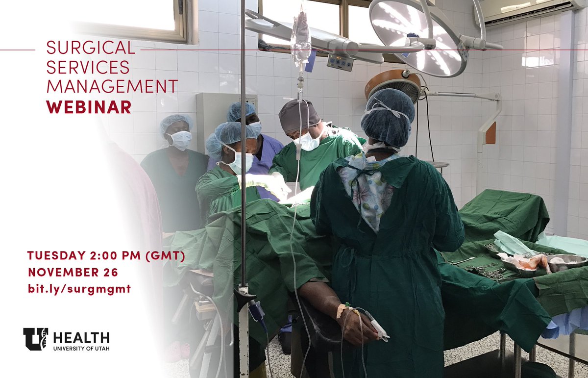 Healthcare leaders around the world are responding to the call to develop <a href="/SaferSurgery/">Lifebox</a>; but even as countries allocate resources to integration of #surgery into #UHC, there is a huge knowledge gap-- how do you develop and deploy this new feature of healthcare services?
#surgmgmt