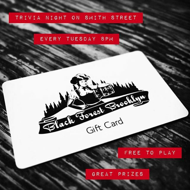 Yay, it’s Trivia Tuesday again on Smith Street! 🥇 $50 🥈 $30 🥉 a round of shots... 🥃 @nyctrivialeague #nyctrivia #nyctrivialeague #blackforestonsmith #blackforestbrooklyn ift.tt/2OqahF6