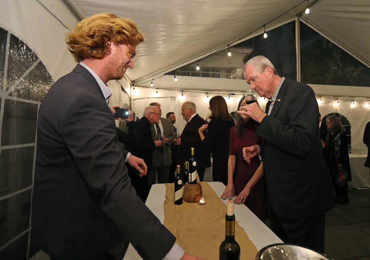 It was wonderful to have the Governor's Cup presented by the actual governor last Friday! Thanks @PhilMurphyNJ for making the #NJWine Competition Awards so much more exciting and gratifying. morningagclips.com/governor-murph…