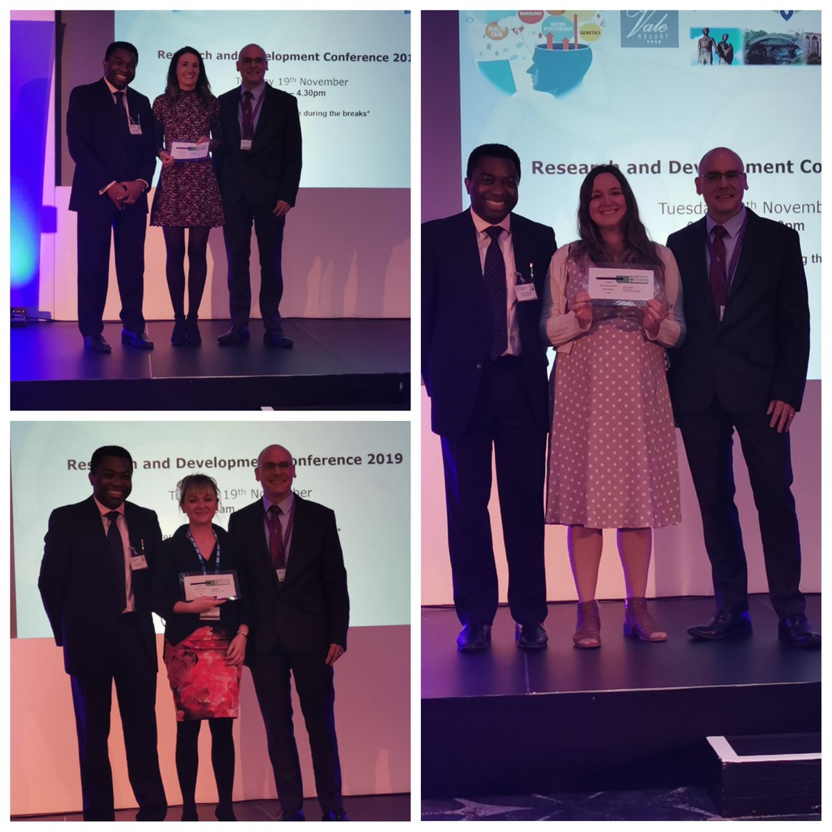 CTMUHB_RD's tweet image. Congratulations to our Poster winners! 3rd place Kathryn Bowen,  2nd Shelley Wyer nd 1st prize to @ceri_lynch  @CTMUHB_RD #conference #BeResearchActive