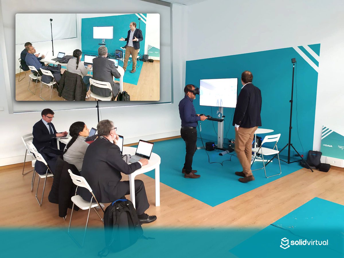 solidvirtual's tweet image. Esta tarde nos hemos reunido en #basquegamelab con directivos de centros de educación de Colombia para mostrarles #4Pe0ple que les ayudará en la formación de los trabajadores del ámbito educativo.

La experiencia ha sido enriquecedora para ambas partes y les ha resultado muy útil