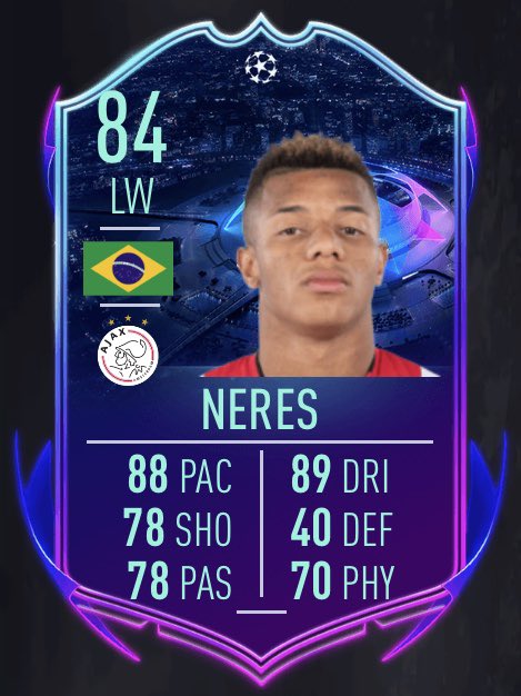 LeZag7's tweet photo. 💥 Best Invest DAVID NERES UCL LIVE💥 AJAX QUALIFIED —> BOOM !!! #neres #fut #FUT20 #FIFA20 #ucllive https://t.co/M19HvhyQjB
