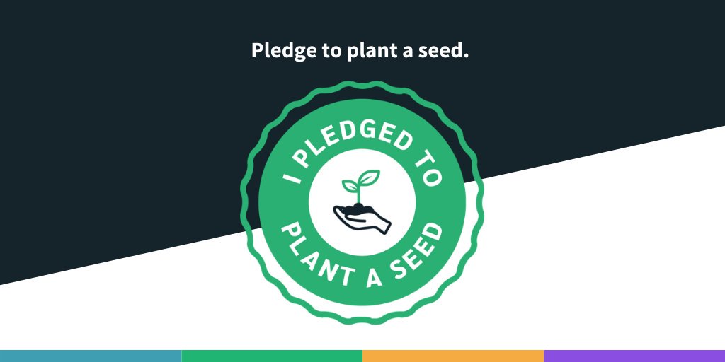 Formstack's tweet image. Hey Trailblazers! Stop by booth 5️⃣0️⃣0️⃣ and make the pledge! For every #demo done throughout #DF19, we'll donate $5 to @biggreen!
You'll get to learn more about Formstack (including our newest product @FormstackSign) and help us grow a learning garden for students!🌱