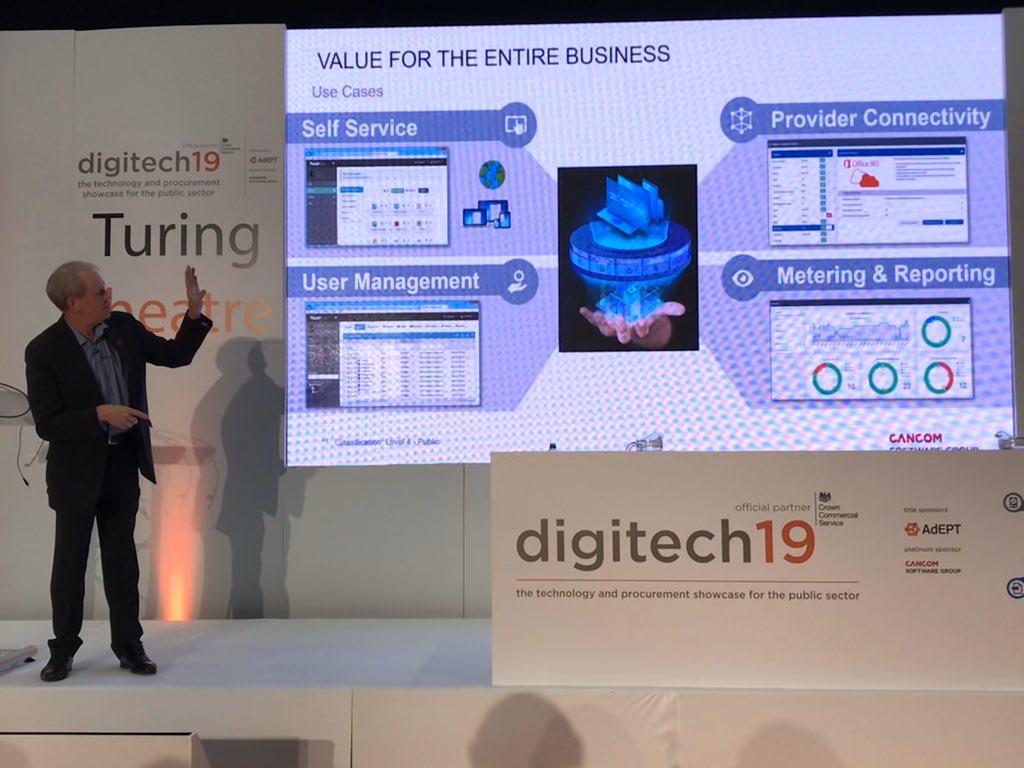 mikezak's tweet photo. #digitech19 Delivering a #digitalworkspace with #cancomsoftwaregroup in the #modernworkplace @SeanTZA https://t.co/1Iqh9y920L