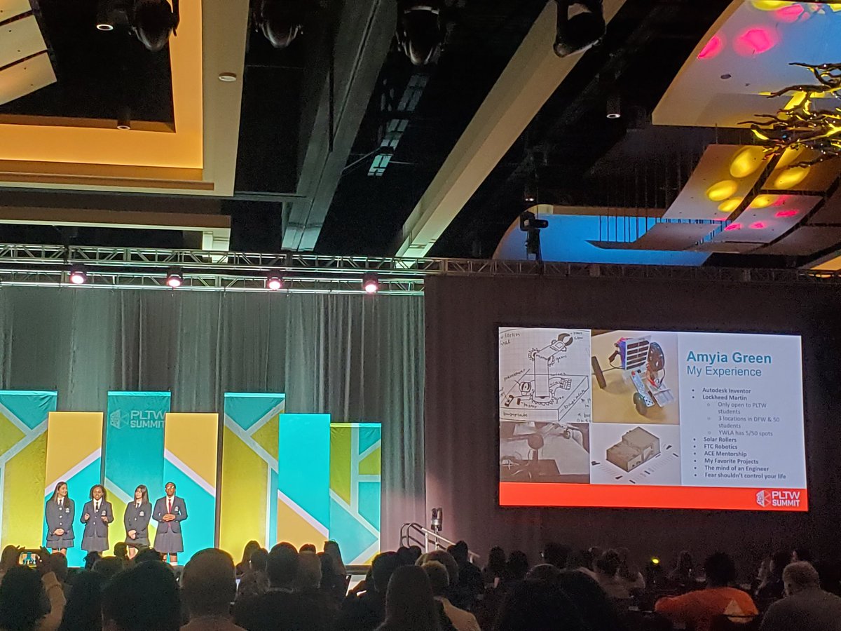 S_Esposito3's tweet photo. Great start to the #PLTWSUMMIT with @PLTWorg Ss sharing their stories! https://t.co/tOAI5YdRMA