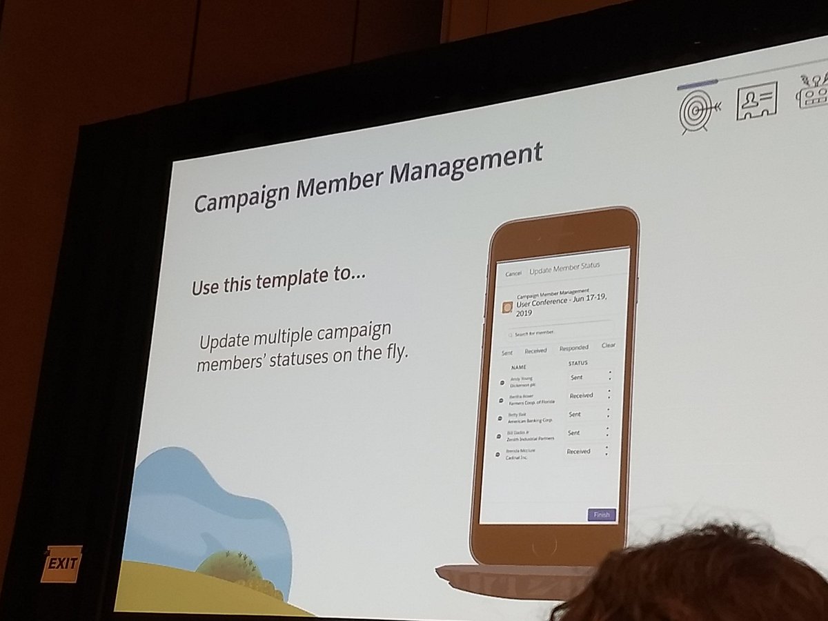 SarahAminNC's tweet image. Learning about all of the awesome #flowtemplates available on the @appexchange from @salesforce_labs. Super powerful flows that can be customized in your org. 🤯 #DF19 Like this one, mobile campaign member management. Know a ton of orgs that would love this for event check-in