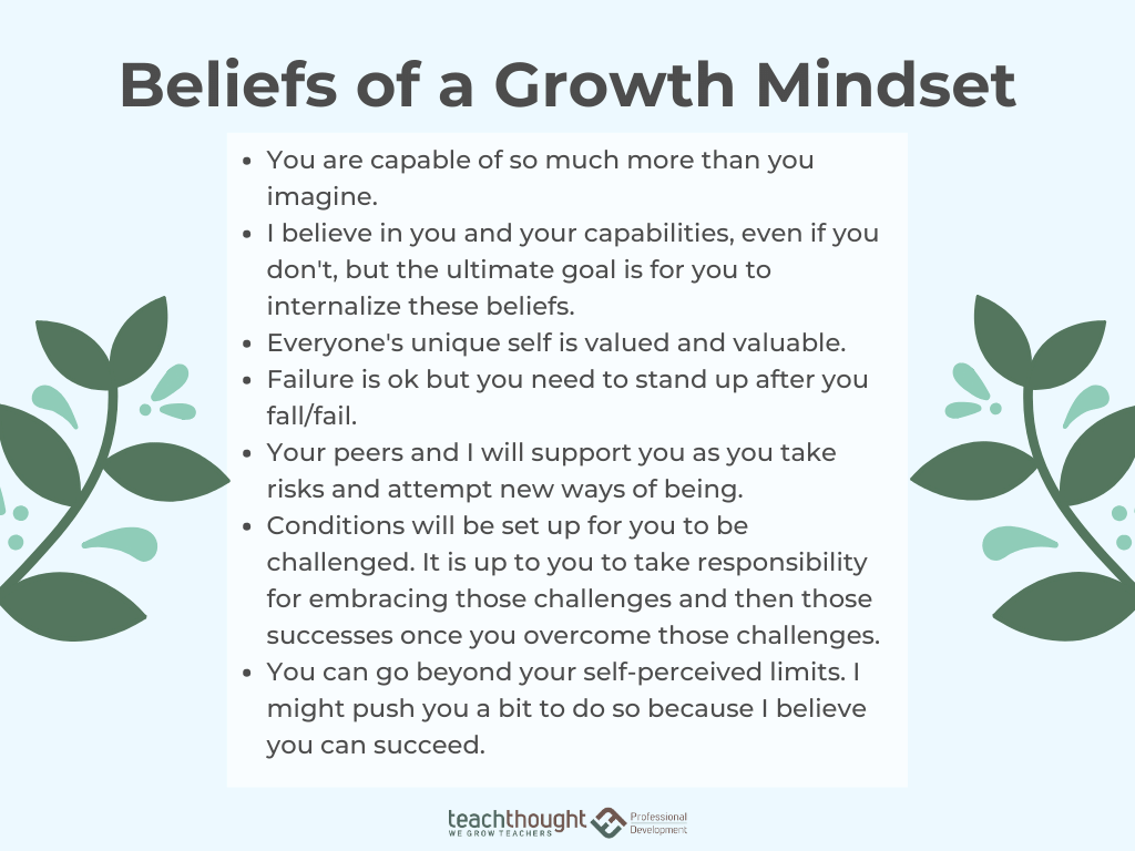 ThoughtStretchr's tweet photo. Do your students truly believe that they can grow and achieve? | TeachThought PD https://t.co/jolrIKgjNb https://t.co/1OYodo6o3o