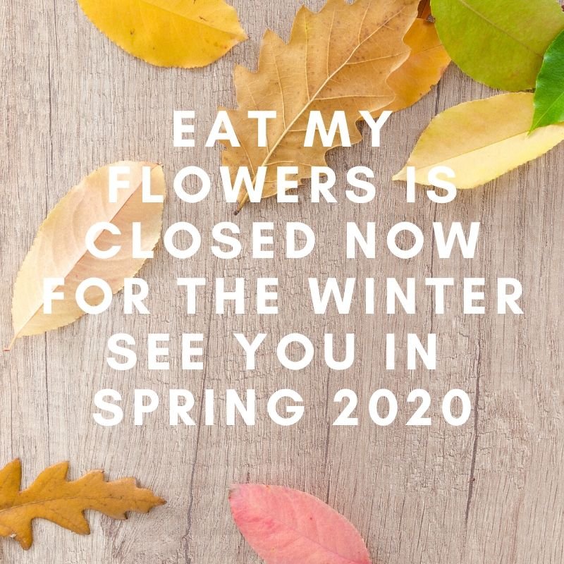 We're closed now for the winter - look forward to seeing you back in Spring 2020 🌿🌱🥀🌷🌸