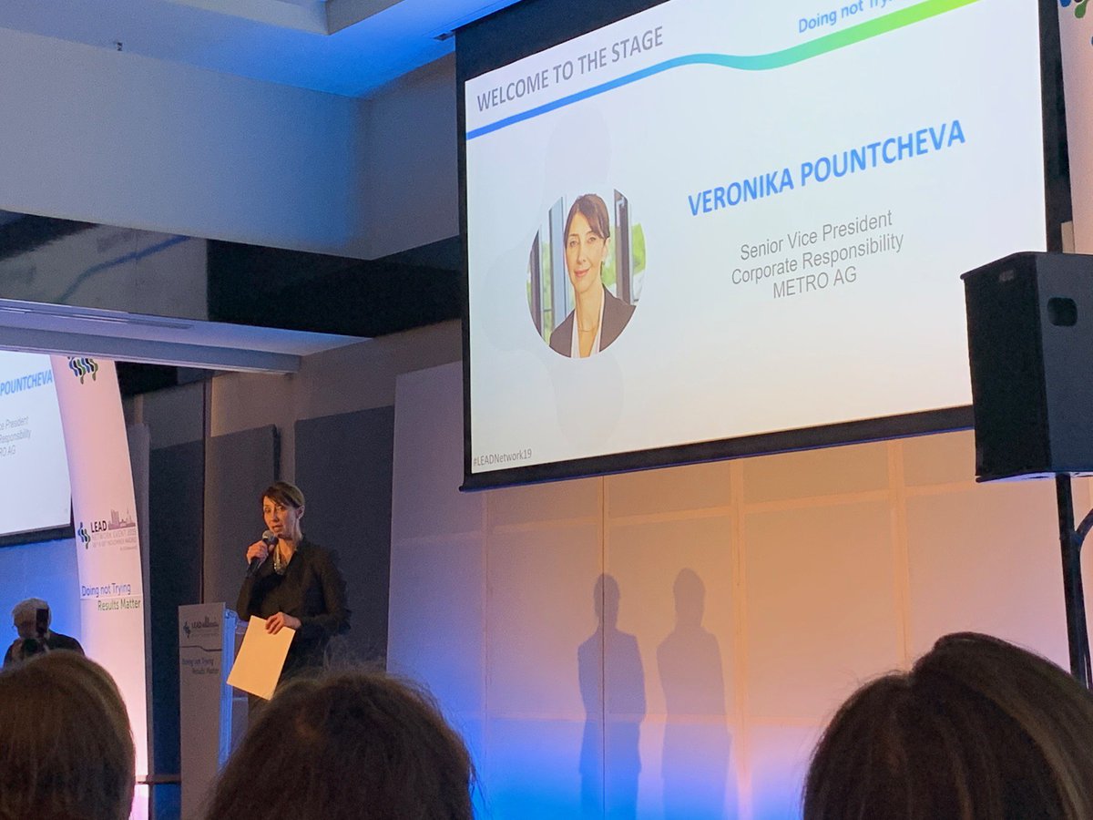 METRO_News's tweet photo. Thank you @Lead_eu_net for this inspiring conference! Proud, that our Global Head of CR @VPountcheva made the final closing remarks by asking "In one word, how would you descirbe the event?" Guess what was the answer? Inspiration! 🌟#LEADNetwork19 #DoingNotTrying   /ah https://t.co/2WinB1N1JF
