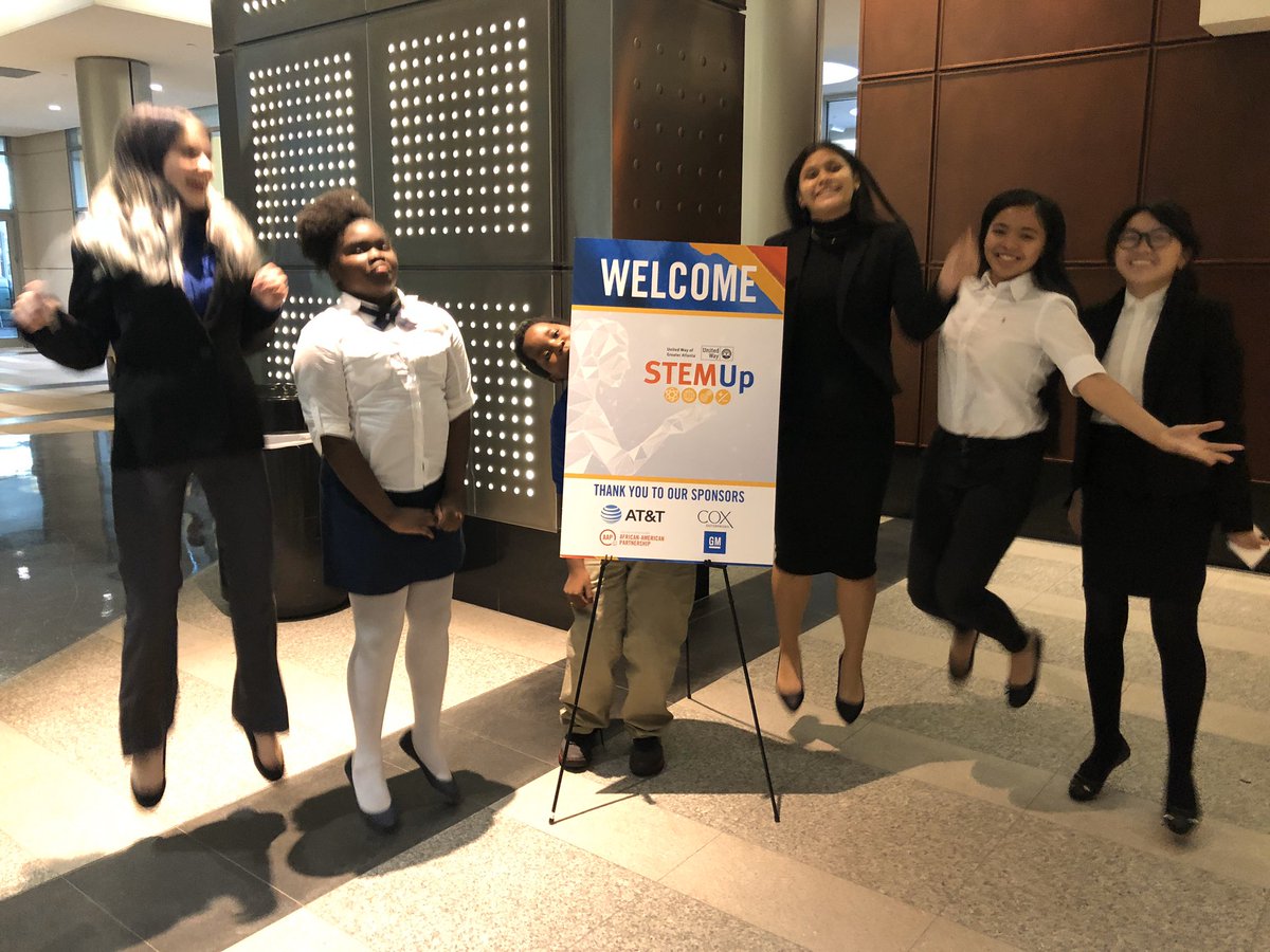 Our #ChiefScienceOfficers are finalists in <a href="/unitedwayatl/">United Way of Greater Atlanta</a>’s STEM Up pitch competition to address community needs with STEM solutions. Winners will be announced within the hour!!