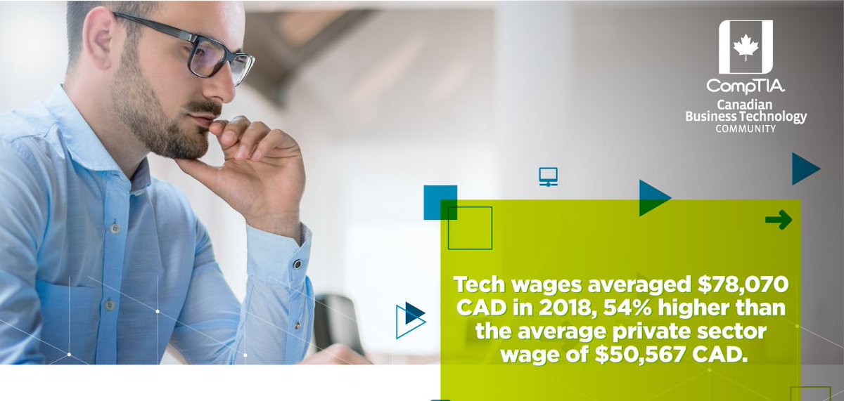 CompTIA's tweet photo. The divide between the jobs in tech available and those who can perform the task is only growing. #iTechVAN attendees: Visit us at the @CompTIA booth to learn how the growing British Columbia IT skills gap can be filled by upskilling your workforce: https://t.co/YP1egstNJF https://t.co/826Joe0jsu