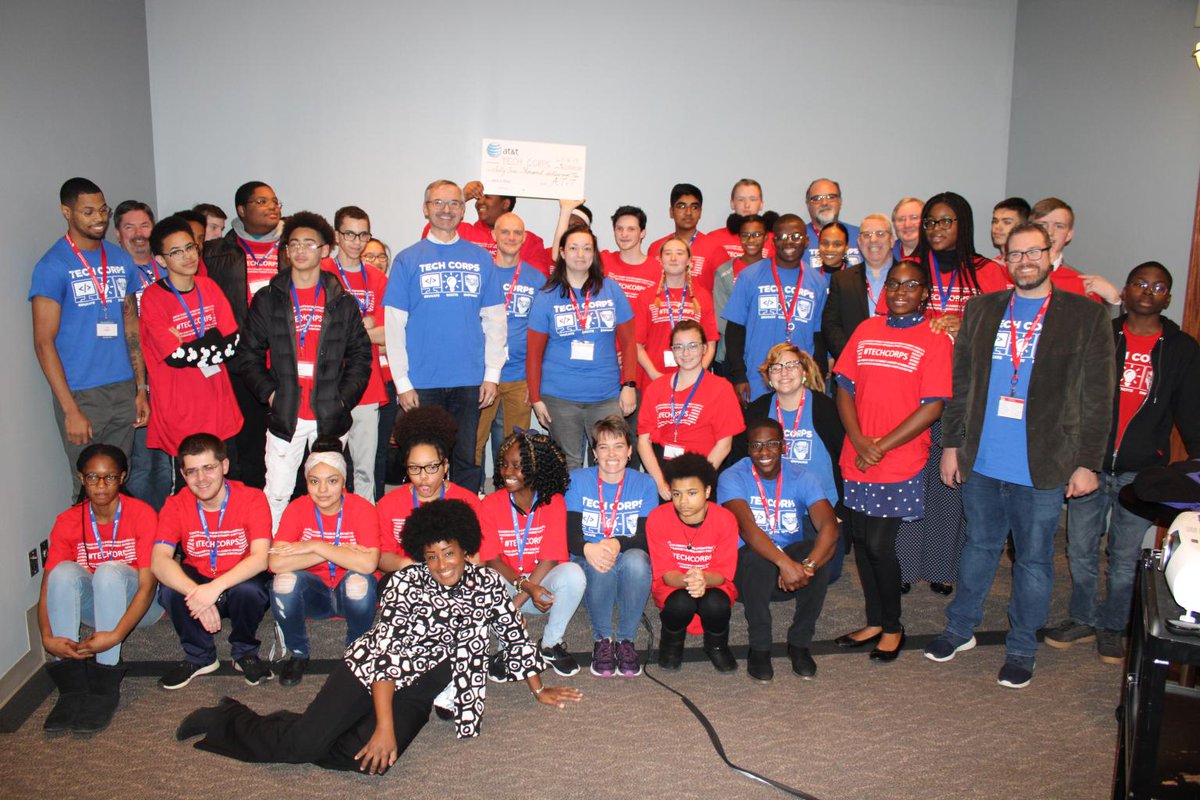 techcorpsus's tweet photo. We had a blast in all four regions and students left not only with new friends, but with a new skill where they can be innovators and creators of technology! Once again, thank you @ATT Foundation for supporting such an awesome program! #TECHCORPShack19 @ATTimpact #ATTOH https://t.co/pzDJCbrGHi