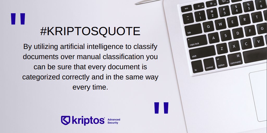 KriptosCorp's tweet image. #KriptosQuote ✍👨💻 | #AI #Kriptos #ArtificialIntelligence #Classification #Accuracy
