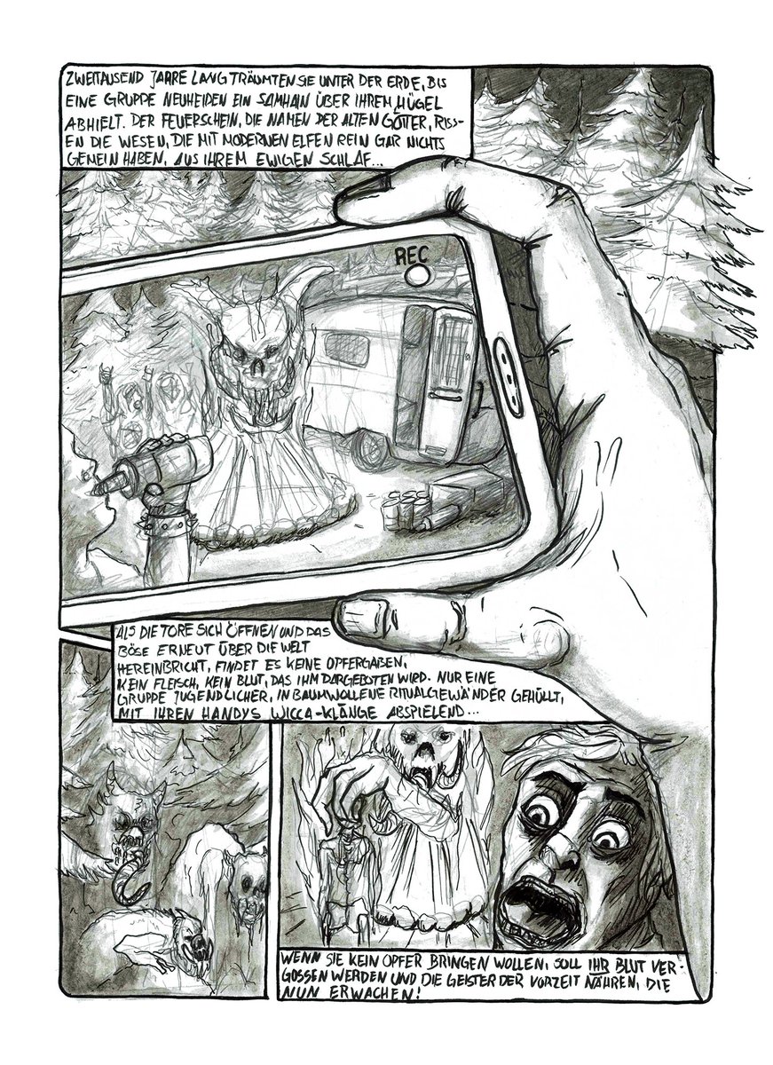 TanijaTheFaun's tweet photo. My first ever comic is here! "Samhain 2019" is a comic made by me and @Sronthgorrth and is completely in German for now. It's based around the SCP Foundation and deals with their view on ritualistic sacrifices. I really hope you will like it!

Page 1-3/7

#scpfanart #scpcomic https://t.co/Sy9uTZLfvT