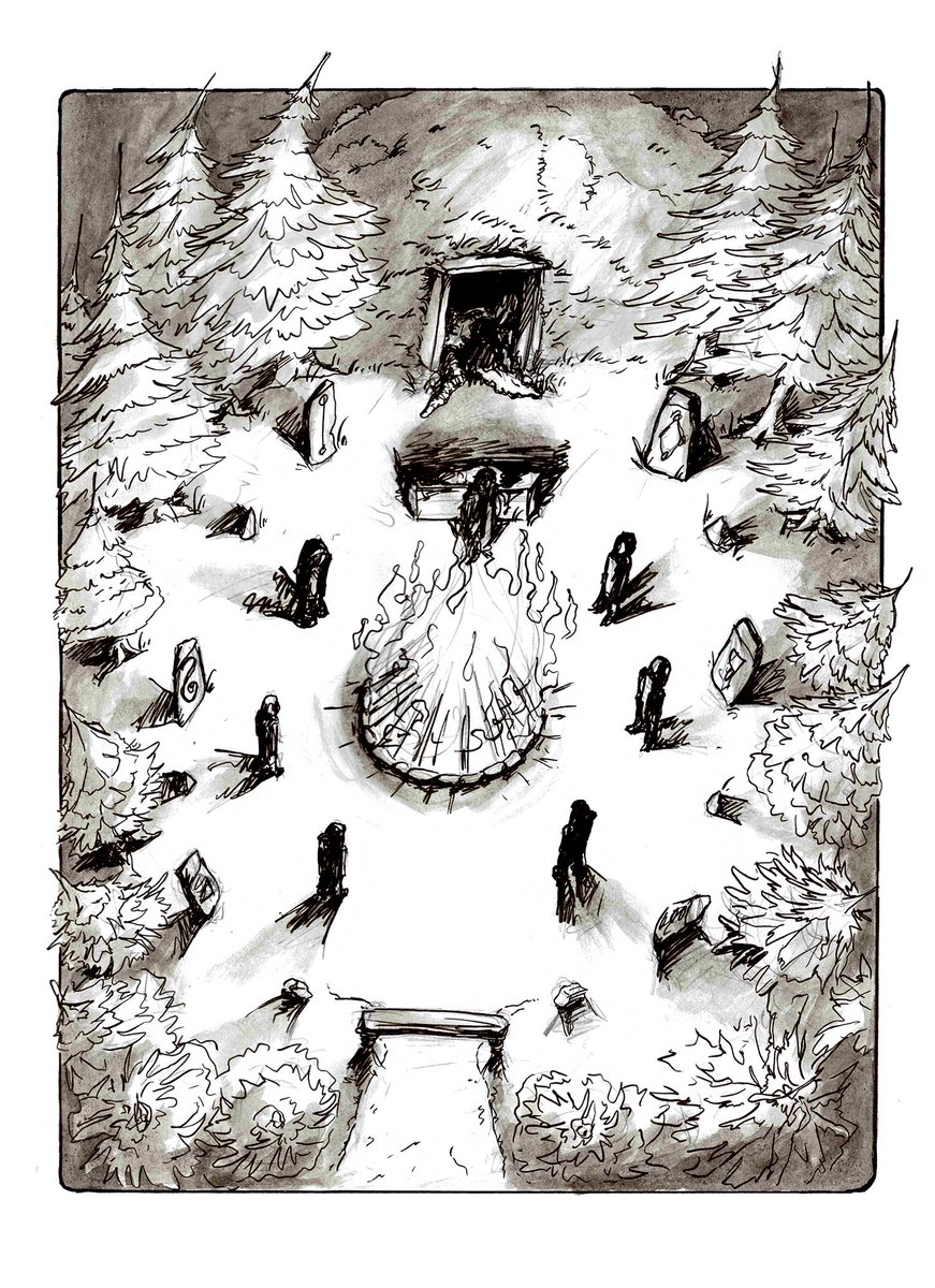 TanijaTheFaun's tweet photo. My first ever comic is here! "Samhain 2019" is a comic made by me and @Sronthgorrth and is completely in German for now. It's based around the SCP Foundation and deals with their view on ritualistic sacrifices. I really hope you will like it!

Page 4-7/7

#scpfanart #scpcomic https://t.co/NMOTUktM5F