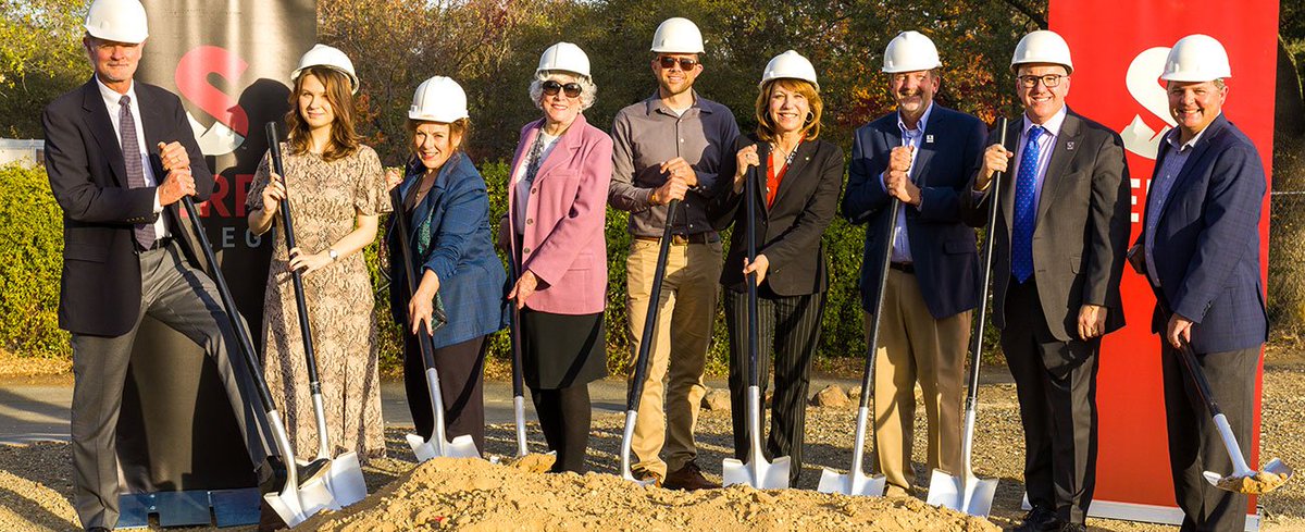 We've officially broken ground on our first Measure E project - a new parking garage that will add 1,500 spaces improving both student parking and traffic flow. Read more &gt;&gt; bit.ly/2O3PrfM