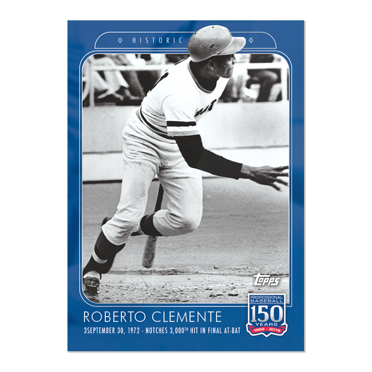 CardboardStats's tweet image. New #150YearsofBaseball cards released today!

#112 Pete Alonso, Mets, Records &amp;amp; Award Winners
#113 Roberto Clemente, Pirates, Historic Moments
#114 David Justice, Braves, Rookie Campaigns