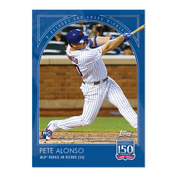 CardboardStats's tweet image. New #150YearsofBaseball cards released today!

#112 Pete Alonso, Mets, Records &amp;amp; Award Winners
#113 Roberto Clemente, Pirates, Historic Moments
#114 David Justice, Braves, Rookie Campaigns