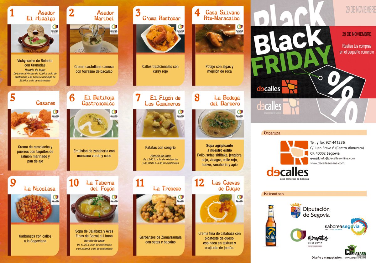 XIII TAPA DECUCHARA
Un año más el CCA Decalles pone en marcha el certamen “DECUCHARA” Tapa de Invierno.
Esta XIII edición se desarrollará del 22 de Noviembre al 1 de Diciembre de 2019.