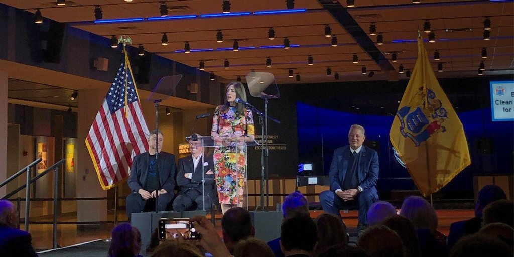 We applaud <a href="/AlGore/">Al Gore</a>, <a href="/GovMurphy/">Governor Phil Murphy</a> and <a href="/TammyMurphyNJ/">Tammy Murphy</a> for their passionate efforts and continued leadership toward a #cleanenergy future. When #NJ gets cleaner and more resilient, we all win. #cleanenergynj #netzero #offshorewind