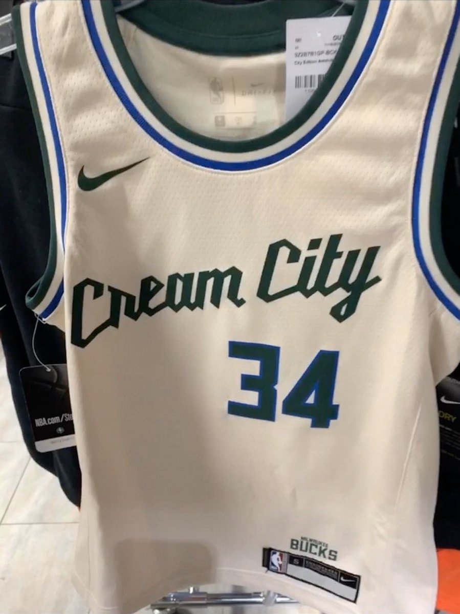 milwaukee bucks alternate jersey cream city