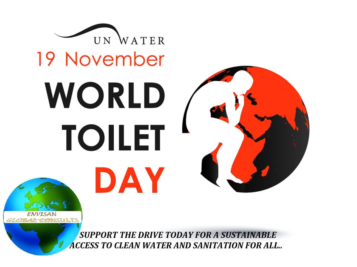 donbatty4u's tweet photo. Support the drive today...
Without toilets, dignity is lost, living conditions become pathetic and diarrheal diseases spread and people die.
We are open to partnership for the actualization of #SDG6
#SAFE_WATER & #SANITATION_4_ALL
#LeavingNoOneBehind
#ENVISAN_GLOBAL_CONSULTS https://t.co/SobGhP5dSf