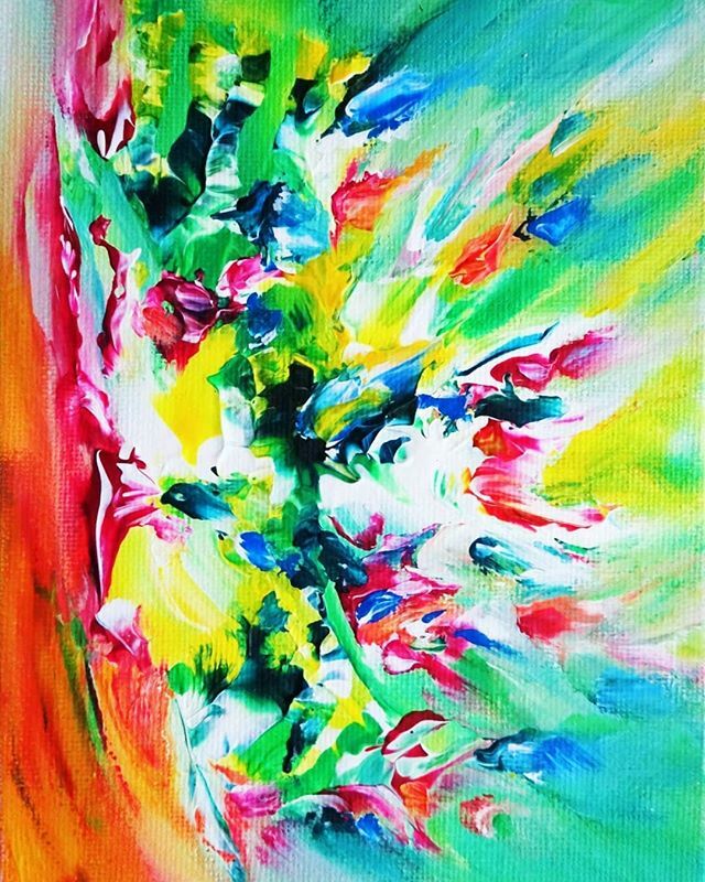 FOR SALE (DM me if interested)⠀
⠀
"Emblematic"⠀
Watch me paint this here: bit.ly/EmblematicPain… or click the link in my bio.⠀
⠀
I'm not sure I can explain why I gave it this title, it just seemed to fit! Sometimes a title just comes to me and it … instagram.com/p/B5DberHnXMr/