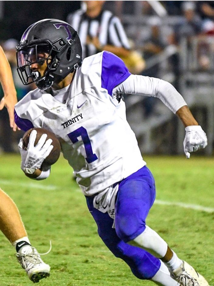 CSmithScout's tweet photo. * 2019 Mr. Football Finalists * 

* D2 - Class A *

- (QB) Rube Scott Rhea - Fayette Academy
- (RB) Kemari McGowan - MTCS 
- (RB) Kevin Davis - Trinity Chrst. Academy

@RubeRhea  @KGowan21  @kevsss_jr 

#MidTN  #EastTN 

#CSS  #TNGS https://t.co/zgp9MfEhnX