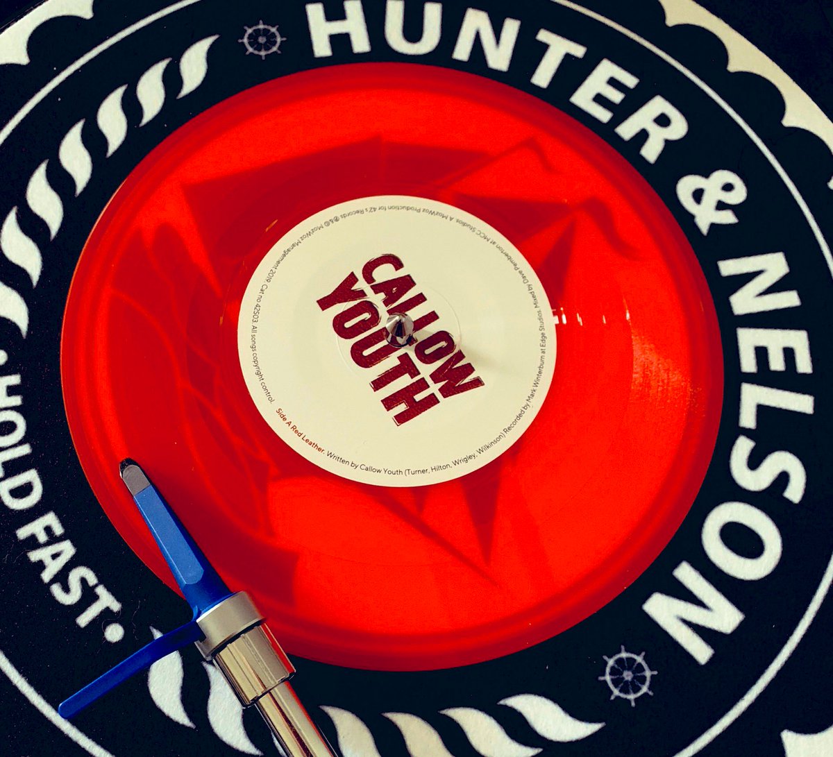 Huge thanks to the legend <a href="/steve_lamacq/">Steve Lamacq</a> for playing #RedLeather by <a href="/Callow_Youth/">Callow Youth</a> on his show tonight! It’s available on red vinyl and cd from our online shop here, grab one while you can:42srecords.tmstor.es/cart/product.p…