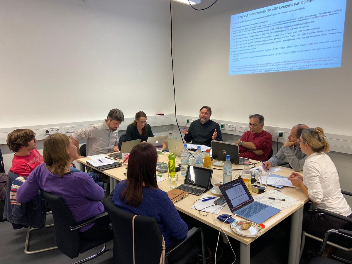 All set for the <a href="/FEPSAC_MC/">FEPSAC</a> Meeting in <a href="/SpoHoKoeln/">Deutsche Sporthochschule Köln</a>! Tight schedule for a two-day meeting to discuss the future goals of FEPSAC. #SportPsychology