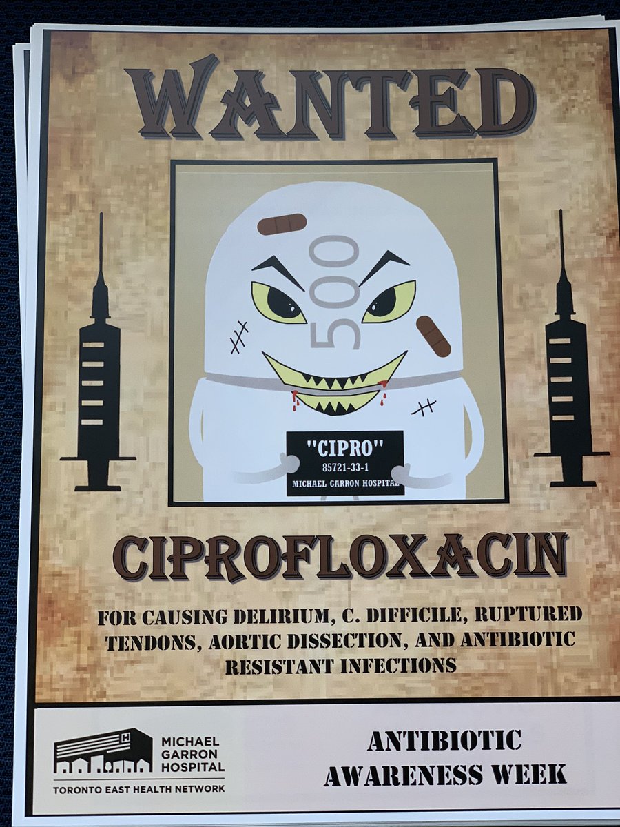 Anyone seen these antibiotic characters lurking around?   <a href="/MGHToronto/">Michael Garron Hospital</a> #AAW2019 #AntibioticAwarenessWeek #AntibioticResistance