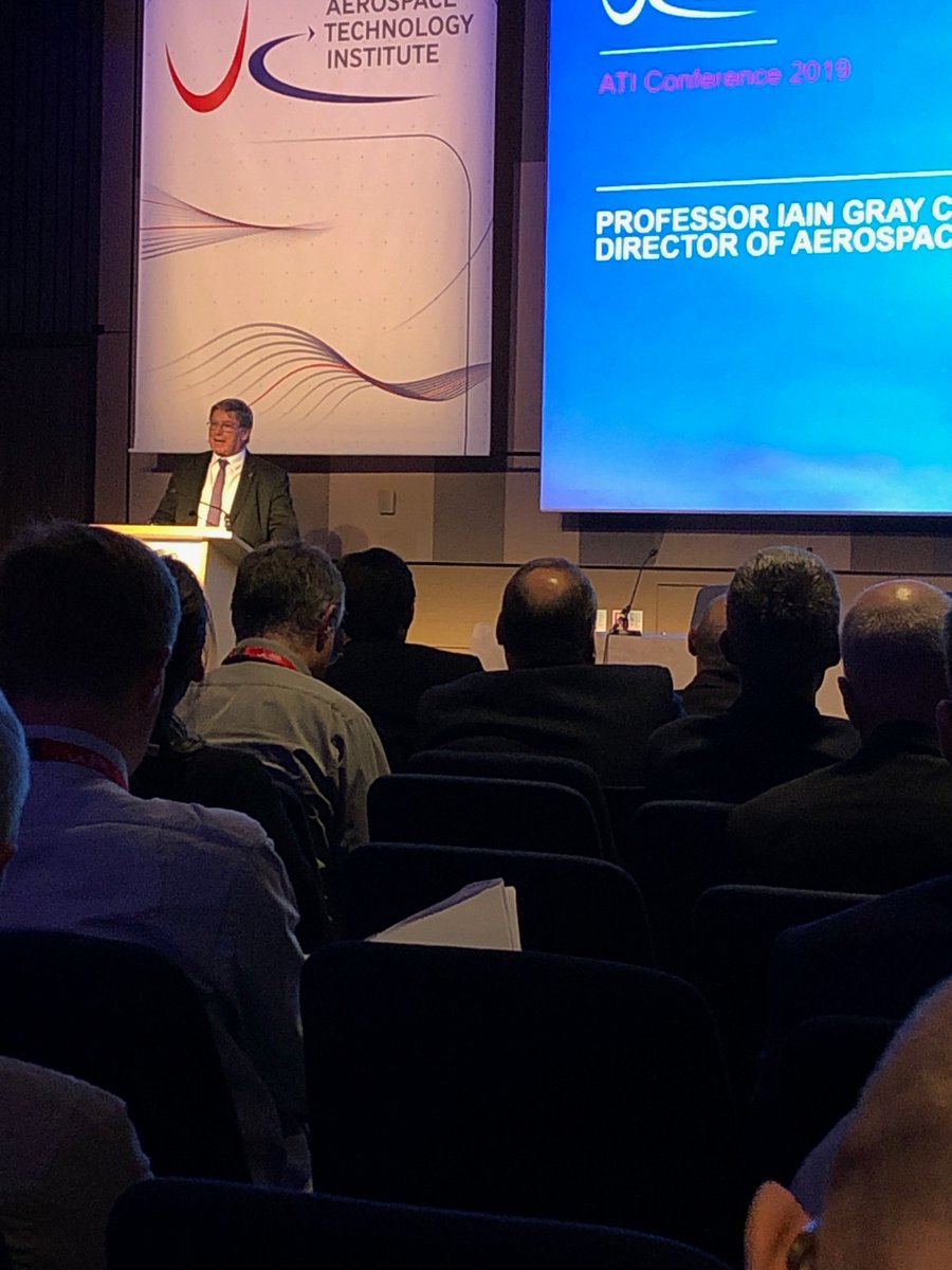 CFMSuk's tweet photo. Professor Iain Gray, Director of Aerospace at @CranfieldUni & Chairman at @CFMSuk presenting at @UKAeroInstitute #ATI2019 highlighting the importance of #highvaluedesign for #aerospace & the UK #DETI #Brunel #GCIE @iain_gray https://t.co/GRnbFFMQ3A