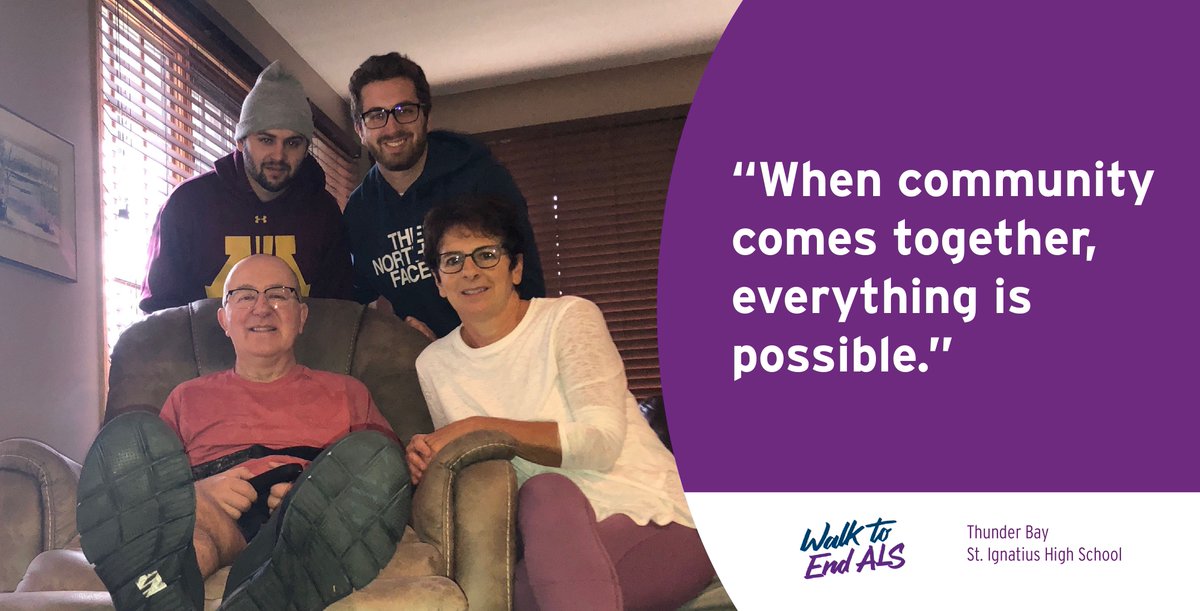 The 2019 #WalkToEndALS events in Ontario have raised almost $2.1 million! Tom Mustapic's family, from Thunder Bay, has a heart-warming story about the strength that community provides. Learn more about what brought the community together: bit.ly/2OpDCiY
