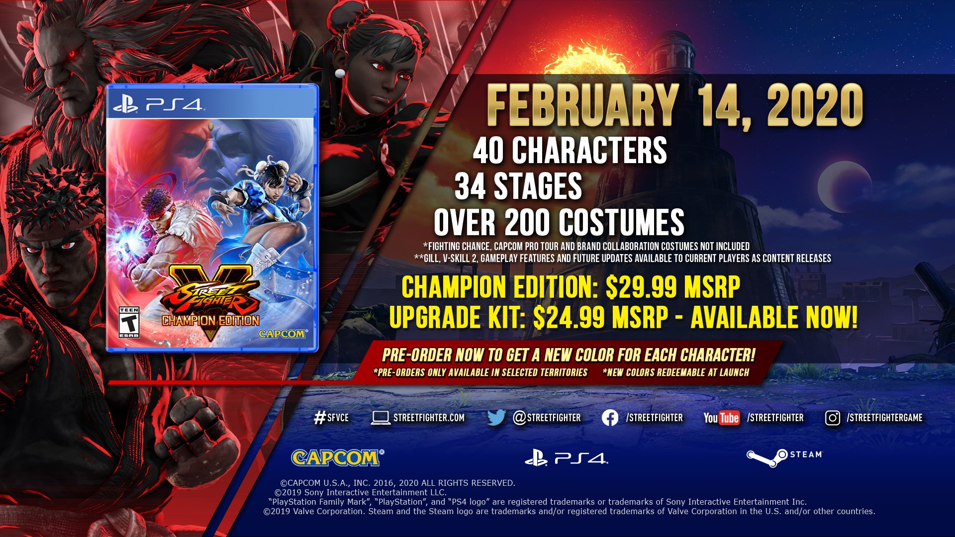 Street Fighter V - Champion Edition Upgrade Kit