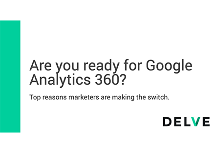 DELVEDeeperNow's tweet photo. Thinking about making the switch to an advanced analytics solution? Learn the top reasons why advertisers are upgrading to Google Analytics 360: https://t.co/iBkJ1yNDE5
#datadrivenisights #googleanalytics #googleanalytics360 https://t.co/Q98wrbGVku