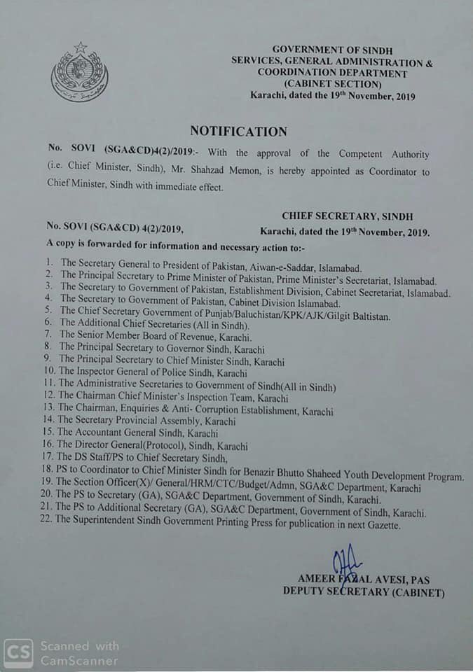 cheif seceratary sindh (@cheifsindh) on Twitter photo 