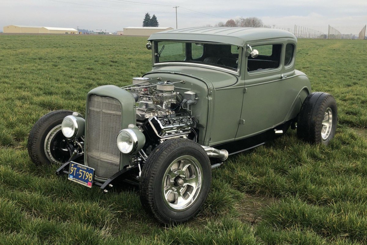 Bringatrailer's tweet photo. Now live at BaT Auctions: 25-Years-Owned Hemi-Powered 1930 Ford Model A Hot Rod https://t.co/iMcCJKnFvv https://t.co/ZT5xRI3SZu