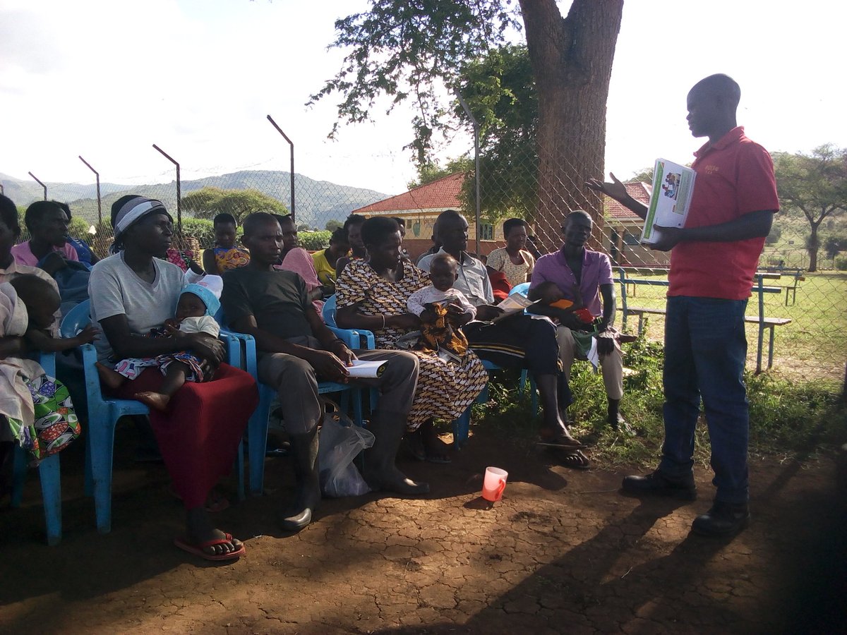 Training mothers on Nutrition component on household level through support by compassion international _Ngenge CDC,kween district.