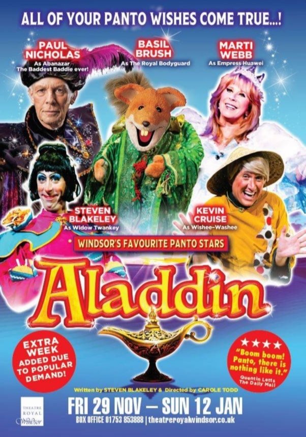 lhatalentlondon's tweet photo. Rehearsals are underway for Billie Hardy in Aladdin as #SlaveOfTheRing & who wouldnt want to be in a panto with #BasilBrush ๐ฆ (@TheatreWindsor) https://t.co/vS800ummR5