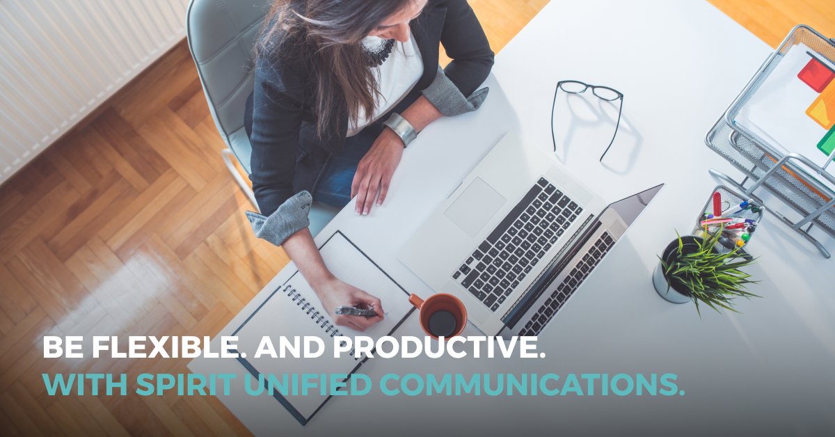 SpiritTelecom's tweet image. Communication and collaboration are key to flexible working arrangements – and so is the right technology. Learn more in our latest blog here: bit.ly/33ZQq68