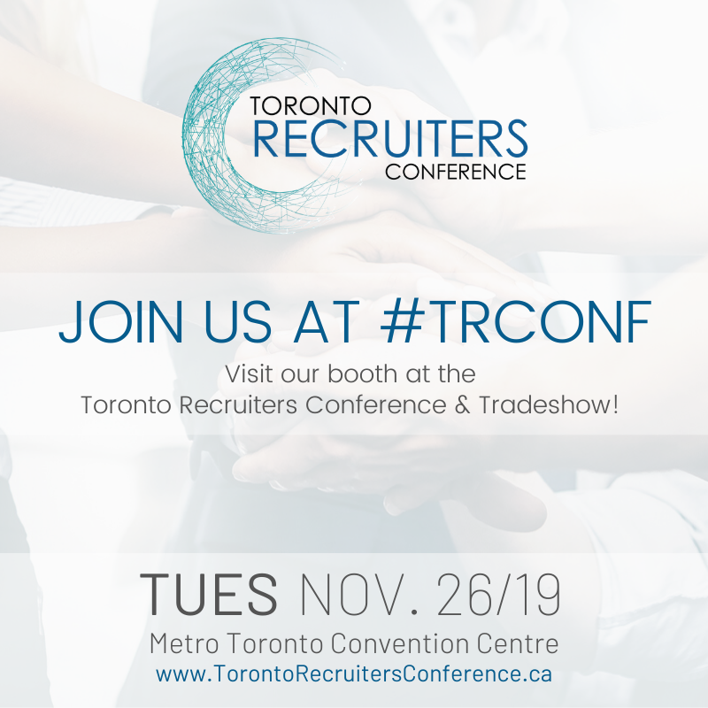 SelfMgmtGroup's tweet photo. “We would love to meet you at the Toronto Recruiters Conference &amp; Tradeshow! Visit our booth on Tuesday, Nov. 26th at the Metro Toronto Convention Centre. Learn more about #TRCONF: https://t.co/xP3B5bUN9H” https://t.co/zDkxrR1KjF