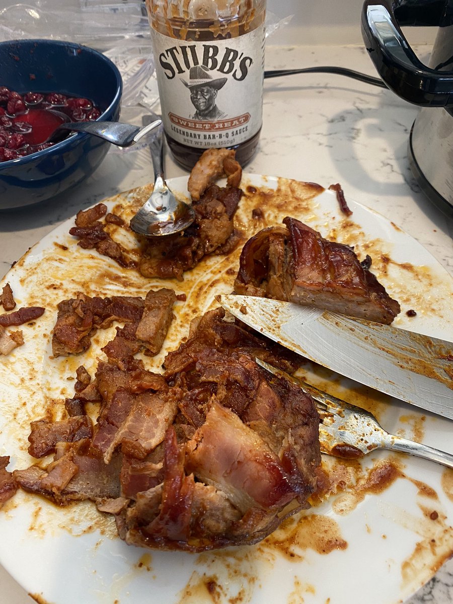 caro's tweet image. My co-workers were big fans of the #BaconExplosion