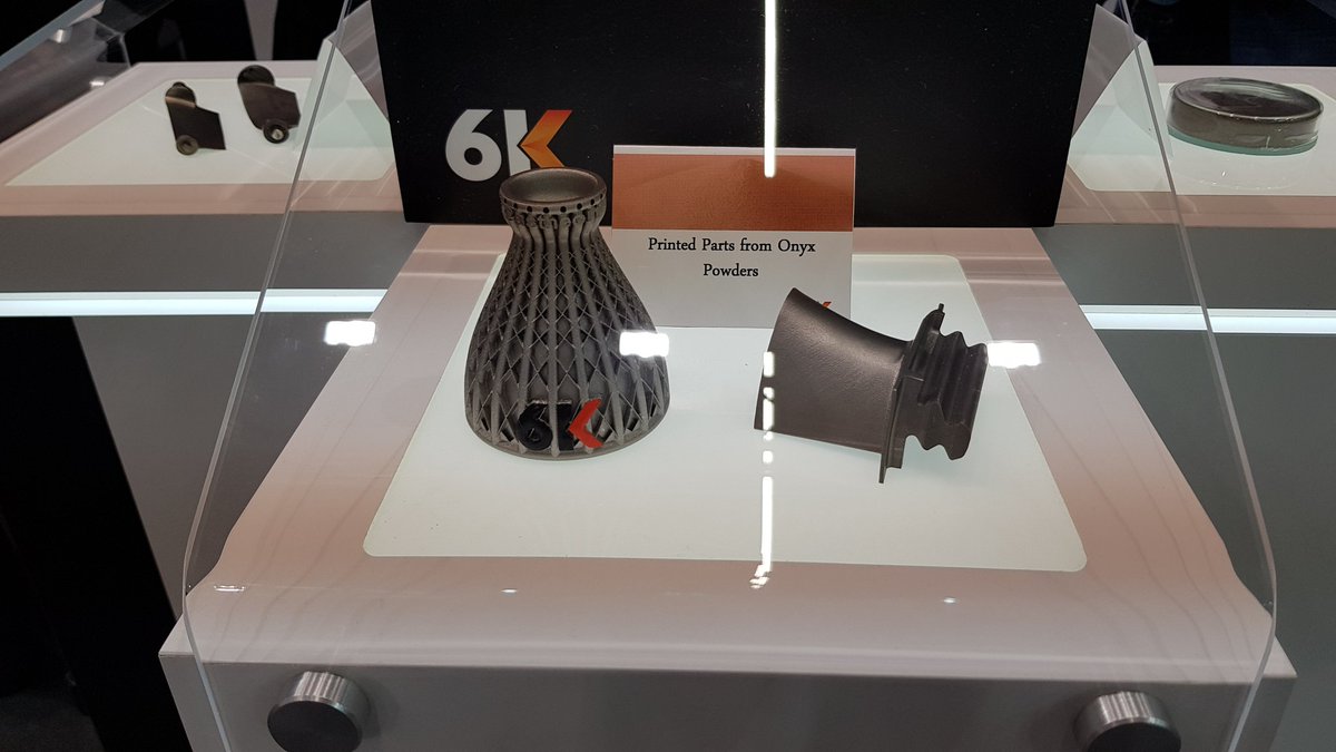 6K (USA) stellt aus Dreh- und Frässpänen mittels Mikrowellenplasma-Technologie Metallpulver für die Additive Fertigung her. Zu sehen auf der #Formnext2019 Halle 12.0/Stand E22:
