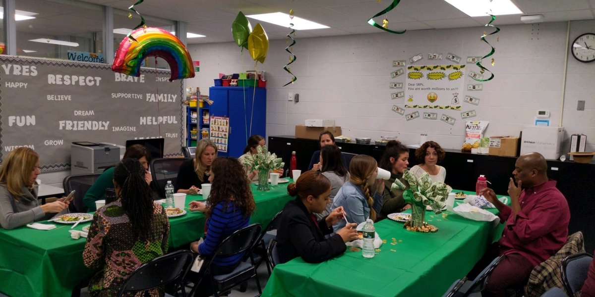 SRP Appreciation Day at VRES!!! We are grateful to have such an amazing  group of people to work with. #gratefulvikings #nysut