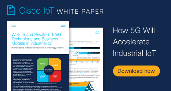 Create a wireless strategy for #IIoT in the age of #WiFi6 &amp; #5G. Download our new white paper here to learn how: cs.co/60121Oerk #IoT